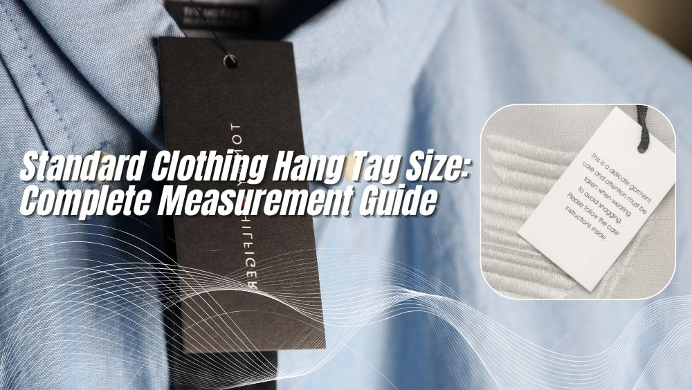 Measurement Tag Pak Standard Clothing Hang Tag Size: Complete Measurement Guide – SL Elastic