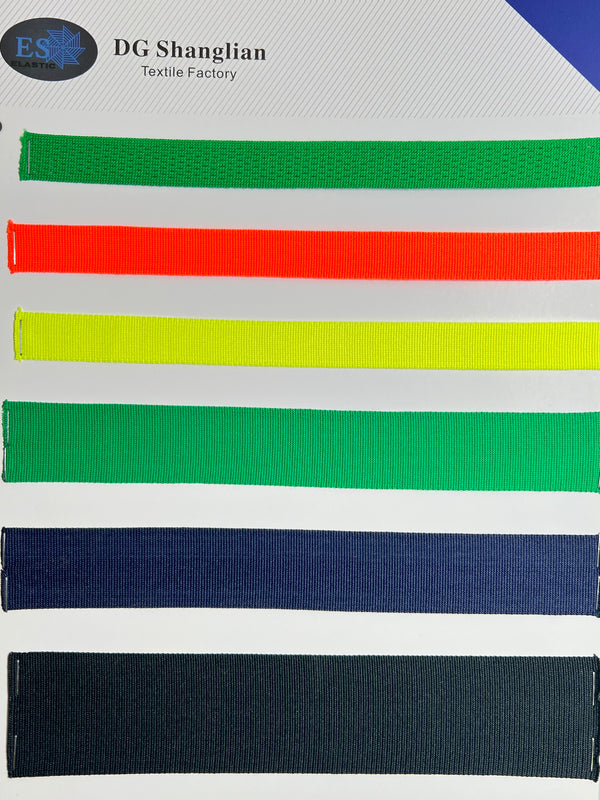 1 inch color polyester webbing for clothing