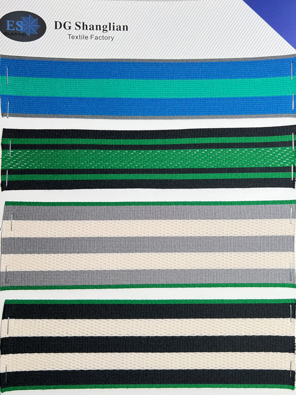 1.5 inches stripe color elastic for sewing