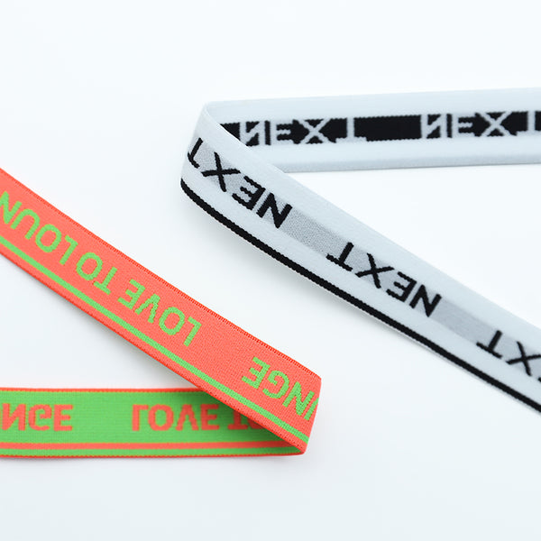 20mm nylon color logo elastic for underwear